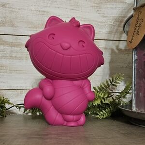 The Disney Store Pink Chesire Cat zippered case, Alice in Wonderland